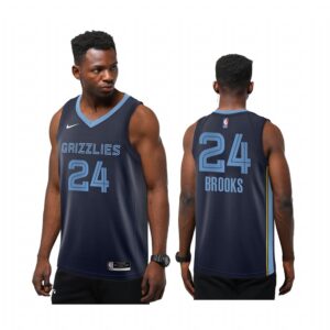 Dillon Brooks Memphis Grizzlies Navy Icon 2020-21 Jersey