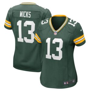 Dontayvion Wicks Green Bay Packers Women Game Jersey - Green