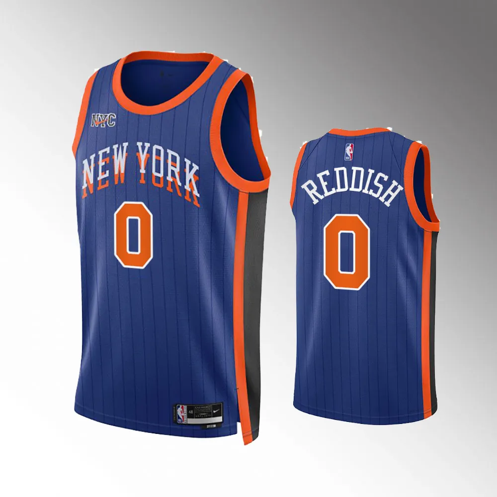 Donte DiVincenzo #0 Swingman New York Knicks 2023-24 City Edition Jersey - Blue