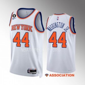 Duane Washington Jr. #44 New York Knicks 2022-23 Association Edition White Jersey