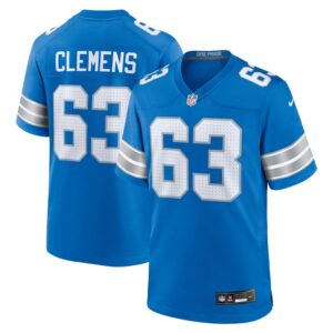 Duke Clemens Detroit Lions Game Jersey - Blue