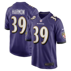 Duron Harmon Baltimore Ravens Game Jersey - Purple