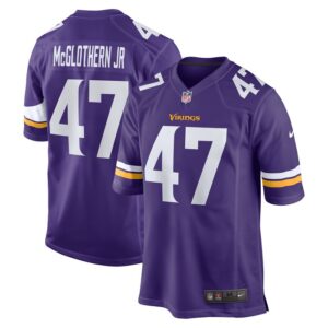 Dwight McGlothern Jr. Minnesota Vikings Game Jersey - Purple