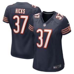 Elijah Hicks Chicago Bears Women Game Player Jersey - Navy