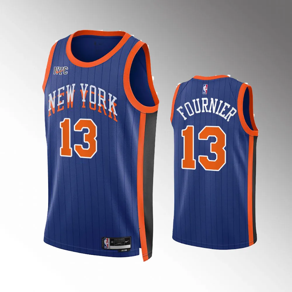 Evan Fournier #13 Swingman New York Knicks 2023-24 City Edition Jersey - Blue