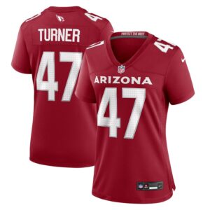 Ezekiel Turner Arizona Cardinals Women Team Game Jersey - Cardinal