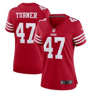 Ezekiel Turner San Francisco 49ers Women Team Game Jersey - Scarlet