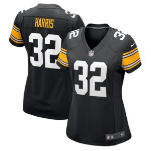 Franco Harris Pittsburgh Steelers Women Alternate Retired Player Jersey - Black