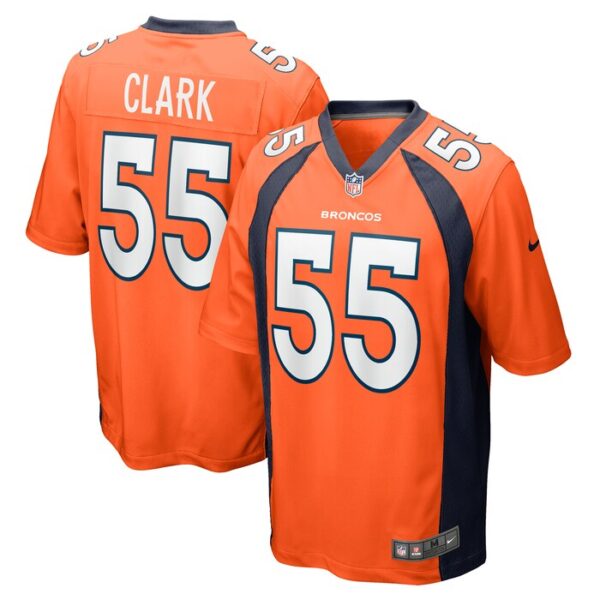 Frank Clark Denver Broncos Team Game Jersey - Orange