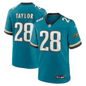 Fred Taylor Jacksonville Jaguars Prowler Throwback Retired Player Game Jersey - Teal