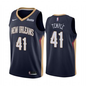 Garrett Temple New Orleans Pelicans 2021 Icon Edition Navy #41 Jersey