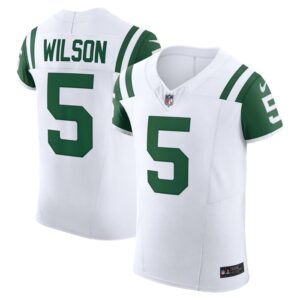 Garrett Wilson New York Jets Classic Alternate Vapor F.U.S.E. Elite Jersey - White