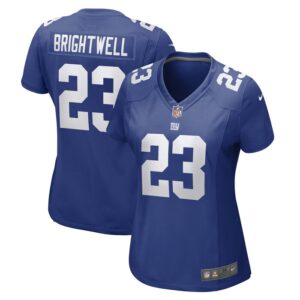 Gary Brightwell New York Giants Women Team Game Player Jersey - Royal