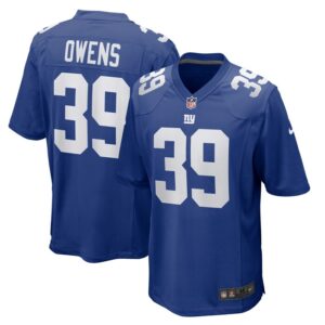 Gervarrius Owens New York Giants Team Game Jersey - Royal