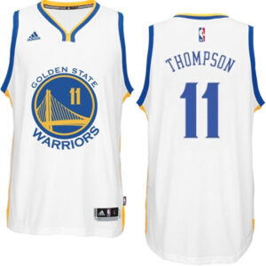 Golden State Warriors #11 Klay Thompson 2014-15 New Swingman Road White Jersey