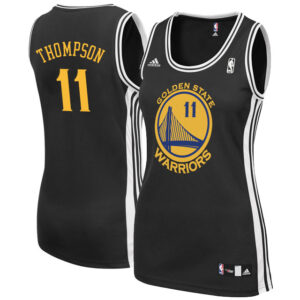 Golden State Warriors #11 Klay Thompson Women Black Jersey