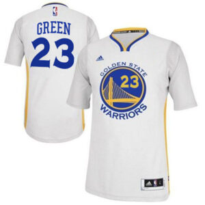 Golden State Warriors #23 Draymond Green 2014-15 New Swingman White Jersey With Sleeves