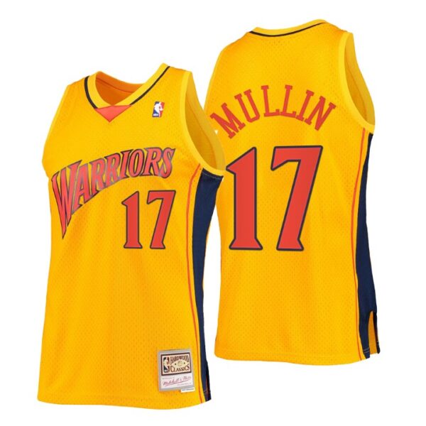 Golden State Warriors Chris Mullin #17 Mitchell & Ness Gold HWC Swingman Reload 2.0 Jersey