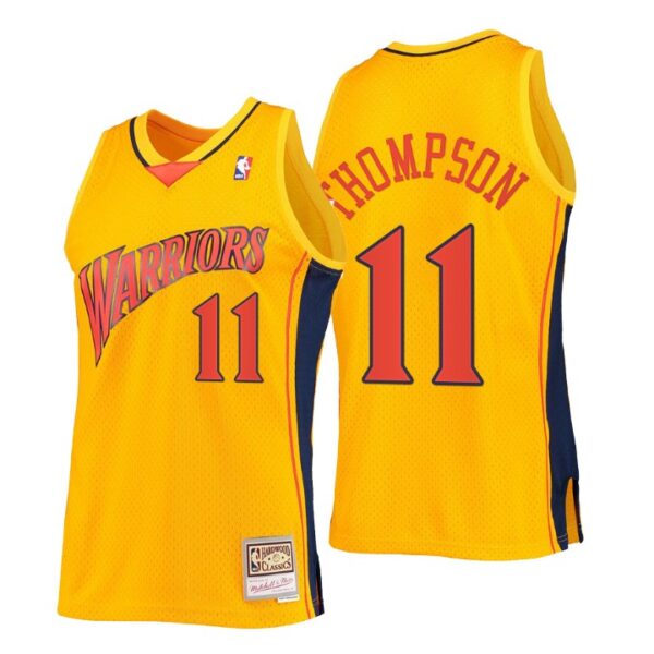 Golden State Warriors Klay Thompson #11 Mitchell & Ness Gold HWC Swingman Reload 2.0 Jersey