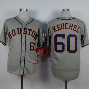 Houston Astros #60 Dallas Keuchel Grey Cool Base Stitched MLB Jersey