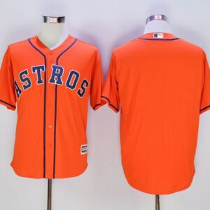 Houston Astros Blank Orange Cool Base Stitched MLB Jersey