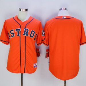 Houston Astros Blank Orange Cool Base Stitched MLB Jersey