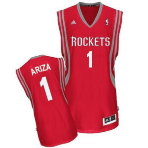 Houston Rockets #1 Trevor Ariza Revolution 30 Swingman Road Red Jersey