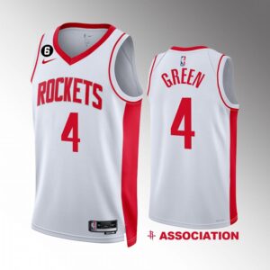 Houston Rockets Jalen Green 2022-23 Association Edition White #4 Jersey Swingman