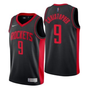 Houston Rockets No. 9 Josh Christopher Black Swingman Earned Edition Jersey