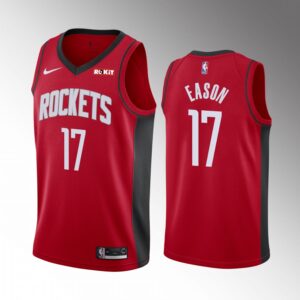 Houston Rockets Tari Eason #17 Icon Edition Red Jersey