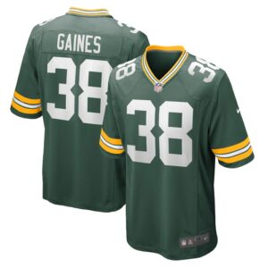 Innis Gaines Green Bay Packers Game Jersey - Green