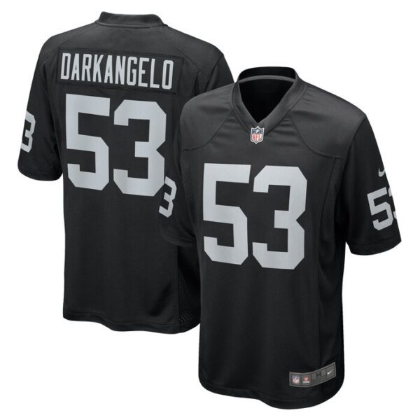 Isaac Darkangelo Las Vegas Raiders Team Game Jersey - Black