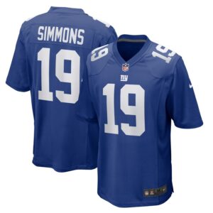 Isaiah Simmons New York Giants Team Game Jersey - Royal