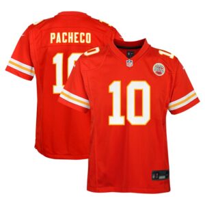 Isiah Pacheco Kansas City Chiefs Youth Team Player Game Jersey - Red