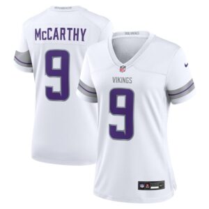 J.J. McCarthy Minnesota Vikings Women Alternate Game Player Jersey - White