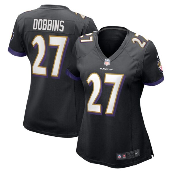 J.K. Dobbins Baltimore Ravens Women Game Jersey - Black