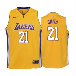 J.R. Smith Los Angeles Lakers Youth Gold Icon Jersey