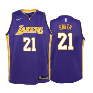 J.R. Smith Los Angeles Lakers Youth Purple Statement Jersey