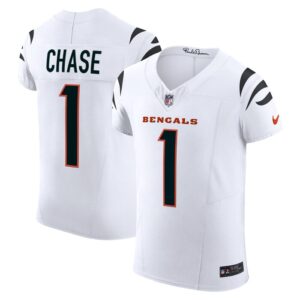 Ja'Marr Chase Cincinnati Bengals Vapor F.U.S.E. Elite Jersey - White