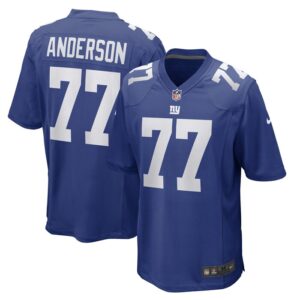 Jack Anderson New York Giants Game Player Jersey - Royal