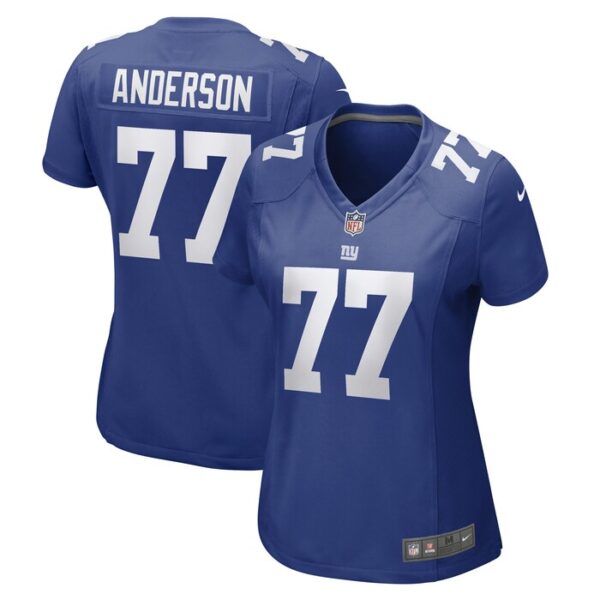 Jack Anderson New York Giants Women Game Player Jersey - Royal