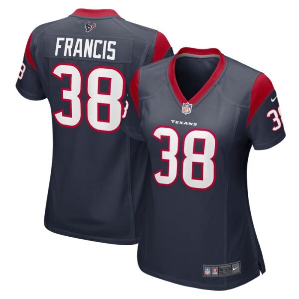 Jacobi Francis Houston Texans Women Game Player Jersey - Navy