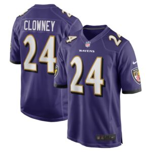 Jadeveon Clowney Baltimore Ravens Game Jersey - Purple