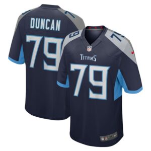 Jaelyn Duncan Tennessee Titans Team Game Jersey - Navy