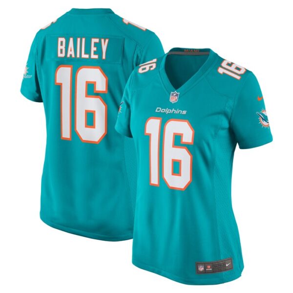 Jake Bailey Miami Dolphins Women Game Player Jersey - Aqua