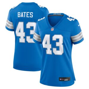 Jake Bates Detroit Lions Women Team Game Jersey - Blue