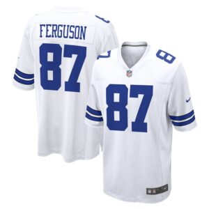 Jake Ferguson Dallas Cowboys Game Jersey - White