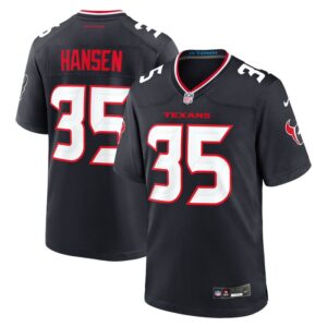 Jake Hansen Houston Texans Team Game Jersey - Navy