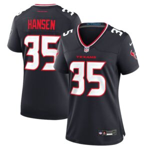 Jake Hansen Houston Texans Women Team Game Jersey - Navy