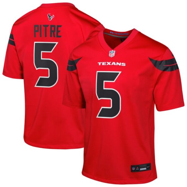 Jalen Pitre Houston Texans Youth Alternate Game Jersey - Red